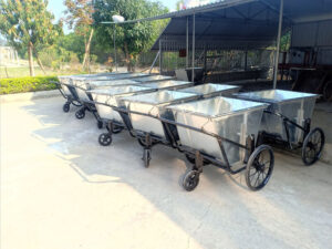 Bảng báo giá những mẫu xe gom rác bằng tôn phổ biến nhất