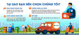 Lý do nên mua thùng rác tại Tổng Kho Thùng Rác?