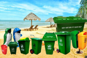 Thùng rác bãi biển