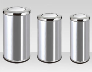 Điểm danh một số mẫu thùng rác inox hình tròn được sử dụng nhiều
