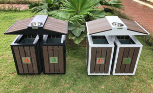Thùng rác ngoài trời