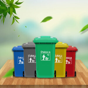 Ưu điểm của thùng rác có bánh xe