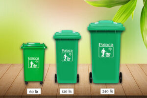 Ưu điểm của thùng rác có bánh xe
