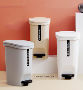 Ưu điểm của thùng rác bằng nhựa và inox