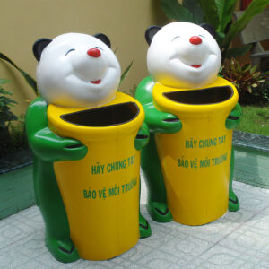 Ưu điểm của thùng rác hình thú