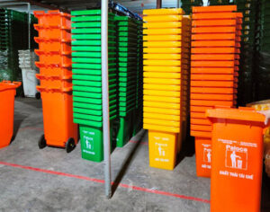 Thùng rác nhựa 60 lít cao cấp cho văn phòng và gia đình