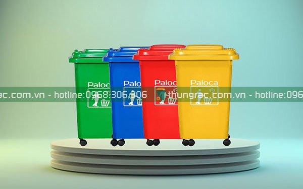 Thùng rác nhựa 60 lít cao cấp cho văn phòng và gia đình