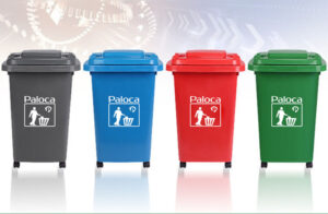 Thùng rác nhựa 60 lít cao cấp cho văn phòng và gia đình